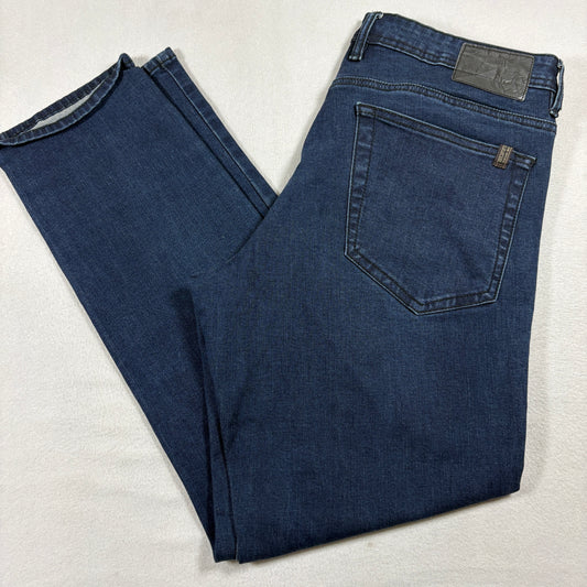 Buffalo David Bitton Mens 34x30 Slim Stretch Jeans Dark Wash Denim Classic Fit