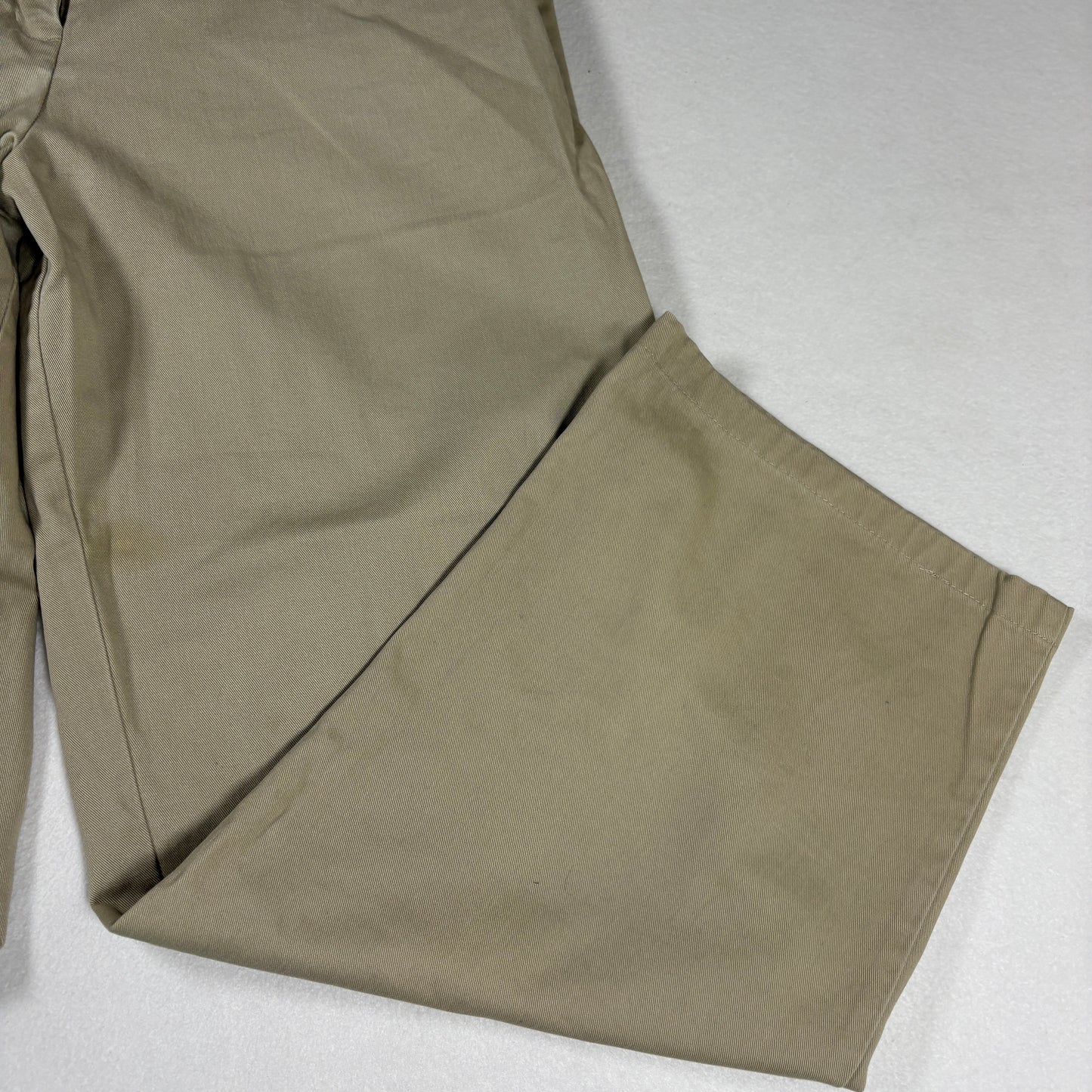 Eddie Bauer Womens Chino Pants Sz 14 Khaki Beige Cotton Straight Classic