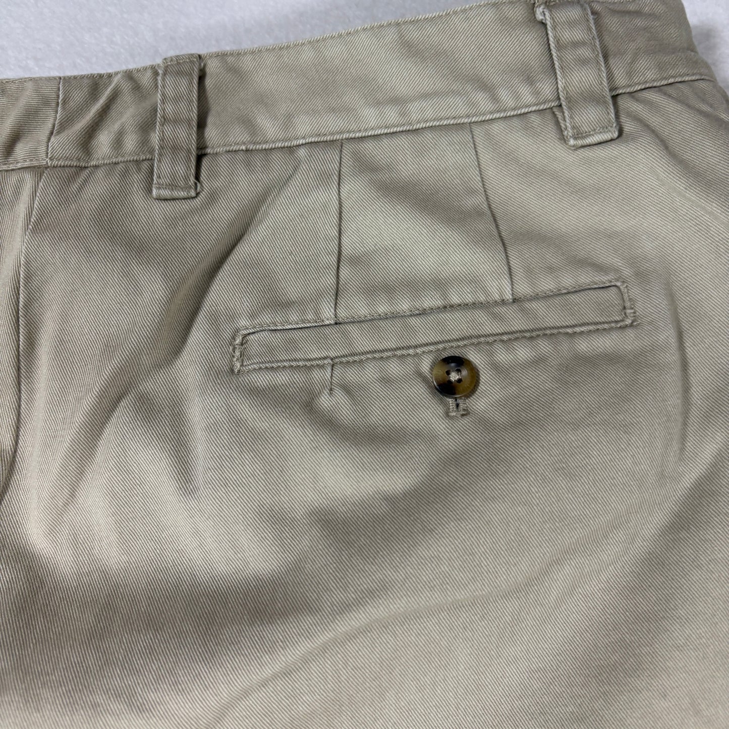 Eddie Bauer Womens Chino Pants Sz 14 Khaki Beige Cotton Straight Classic