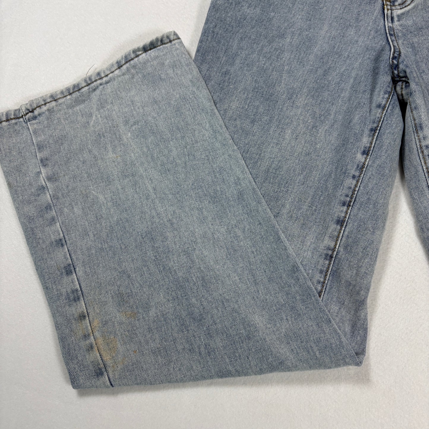 Shein Womens Jeans Sz XS 2 Light Wash High Rise Straight Baggy Y2K Vintage