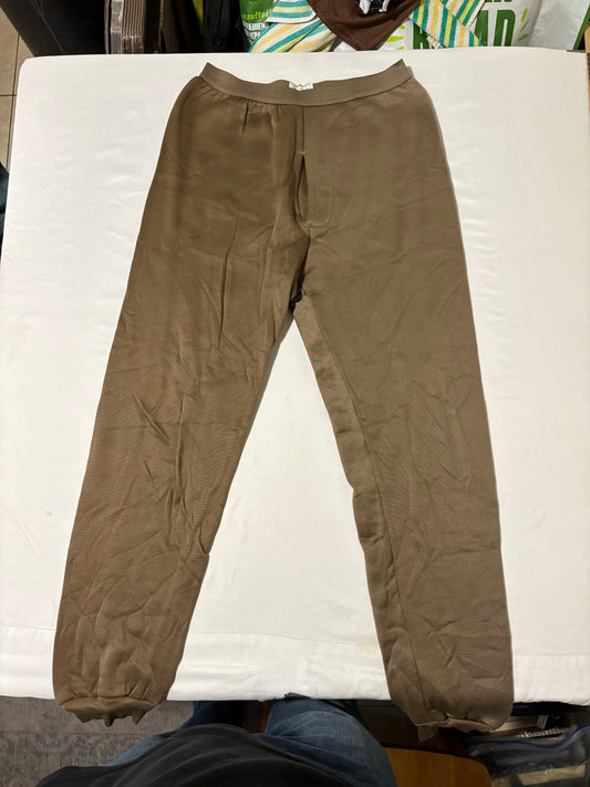 USGI Cold Weather Polypropylene Thermal Long Johns Bottoms X-Large Brown