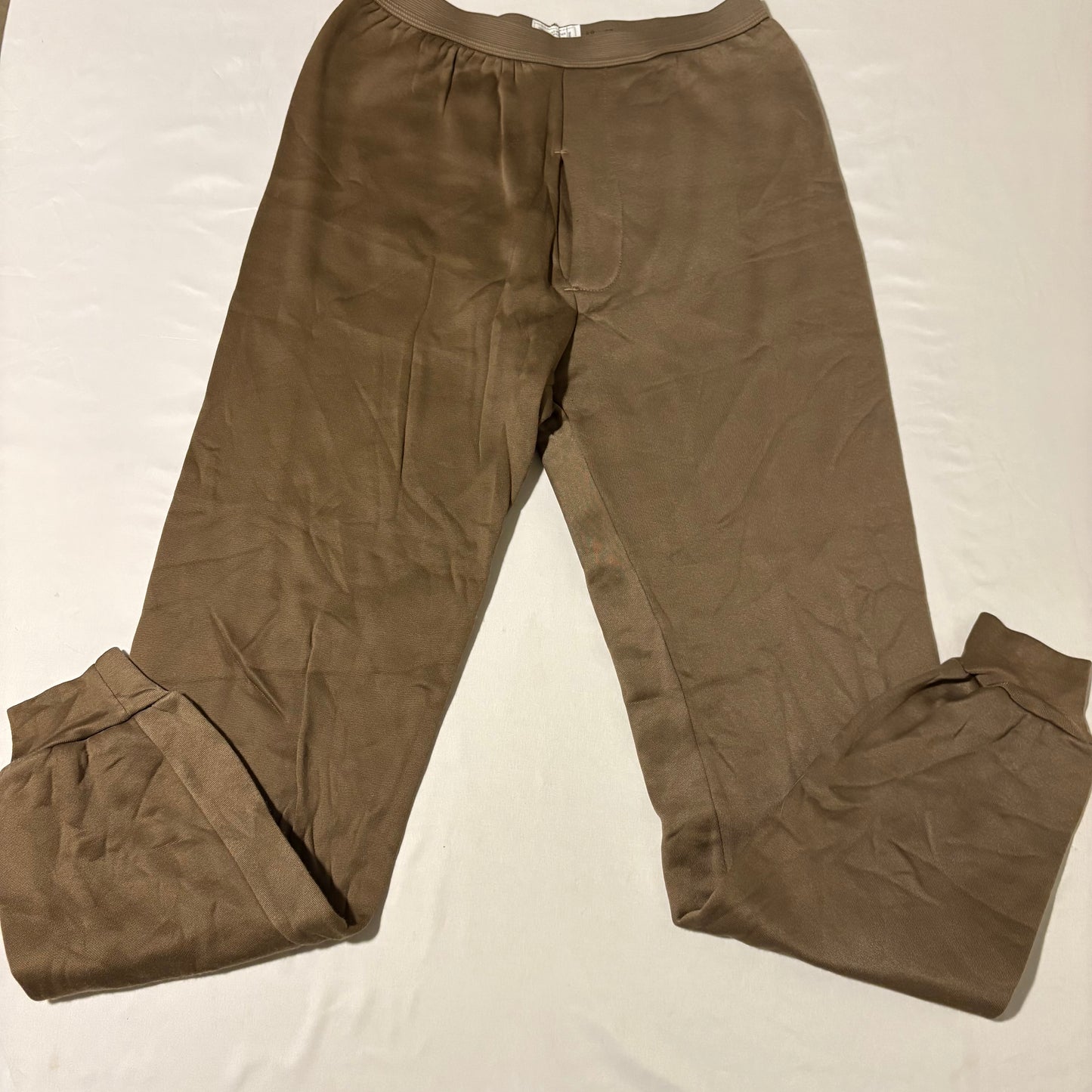 USGI Cold Weather Polypropylene Thermal Long Johns Bottoms X-Large Brown