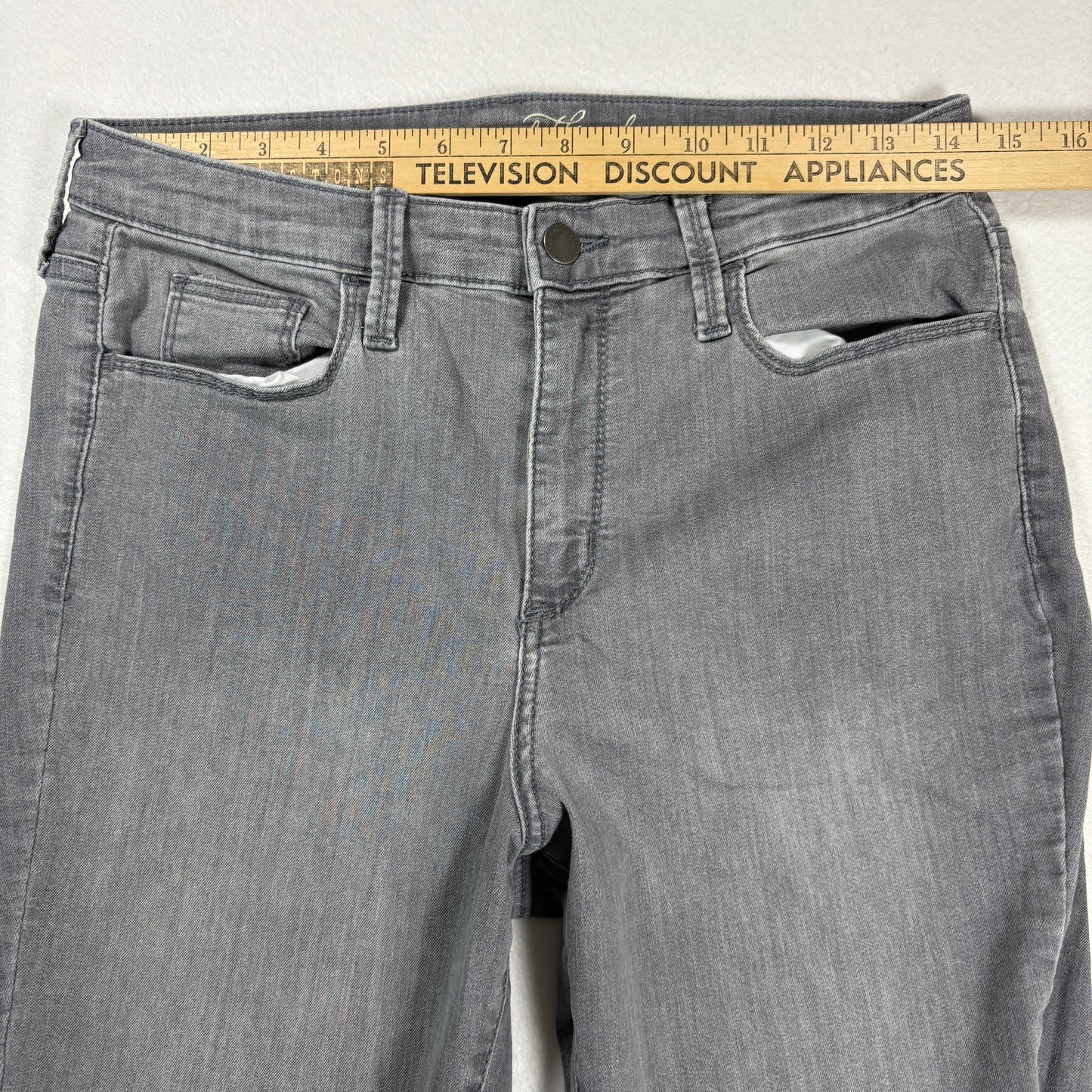 Universal Thread Womens Jeans Sz 10/30R Gray Denim High Rise Straight Y2K