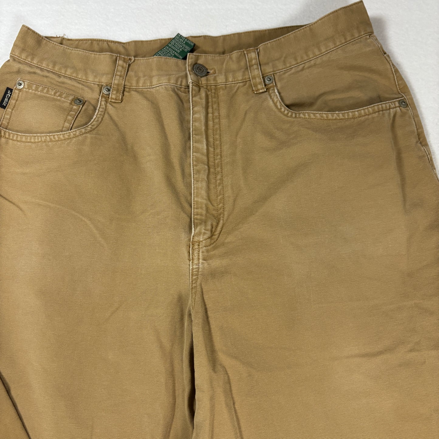Lauren Ralph Lauren Womens Pants Sz 14 Khaki Brown Cotton Straight Classic
