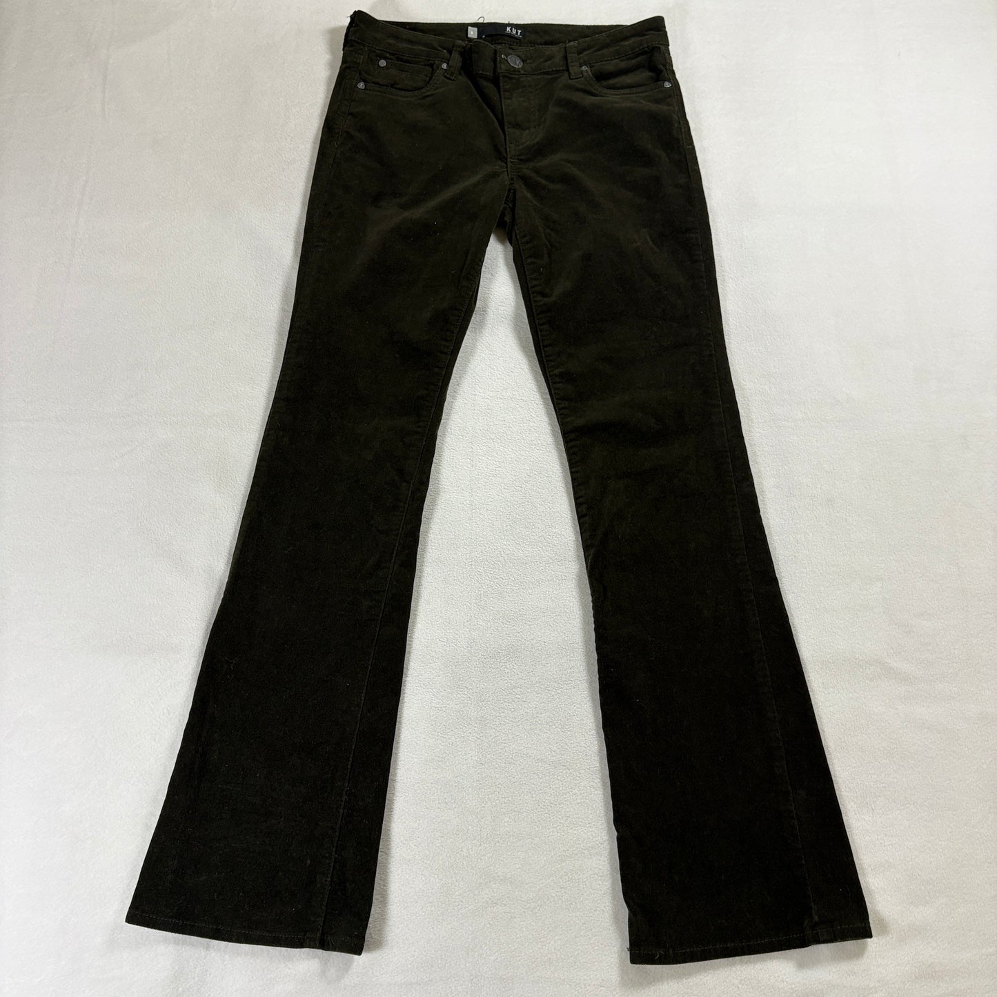 Bootcut Stretch Jeans Low Rise Baby Bootcut KUT 6 Fits Like 31X32 Black Denim