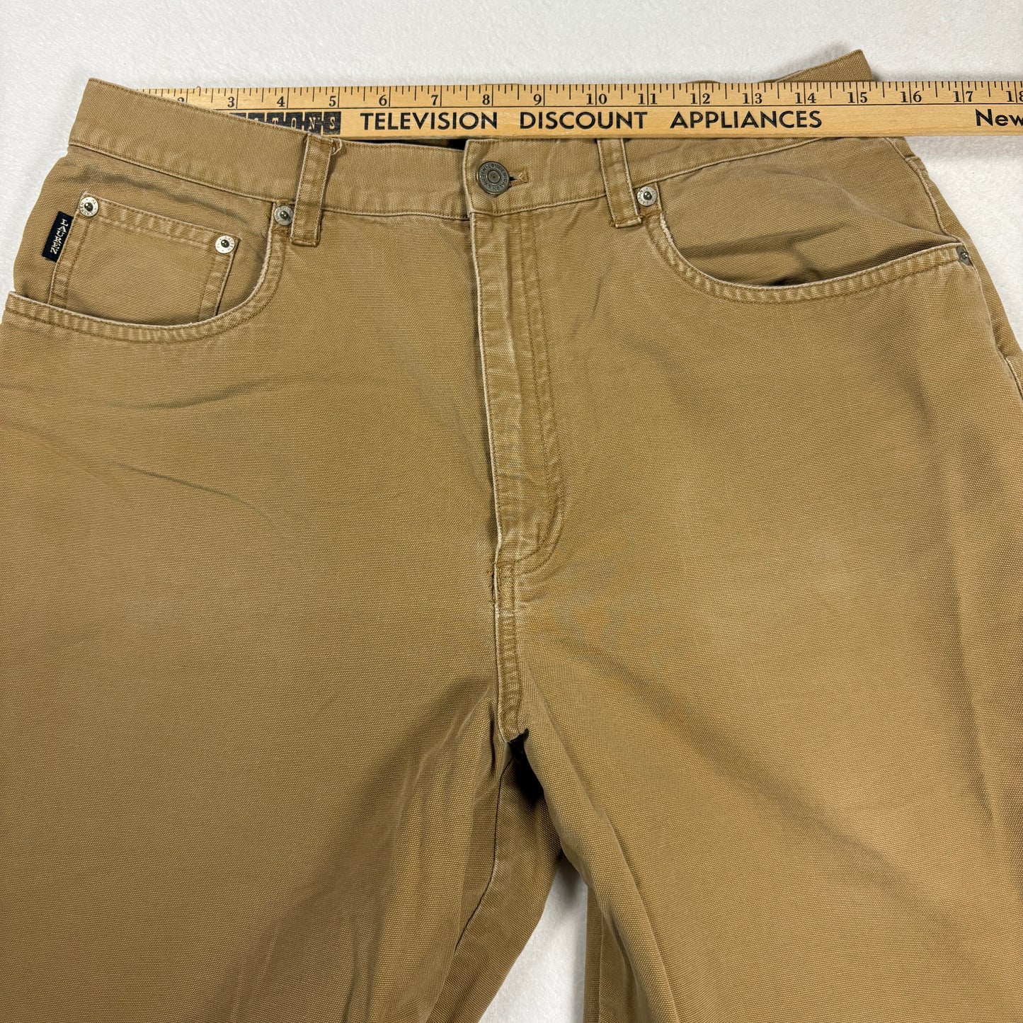 Lauren Ralph Lauren Womens Pants Sz 14 Khaki Brown Cotton Straight Classic