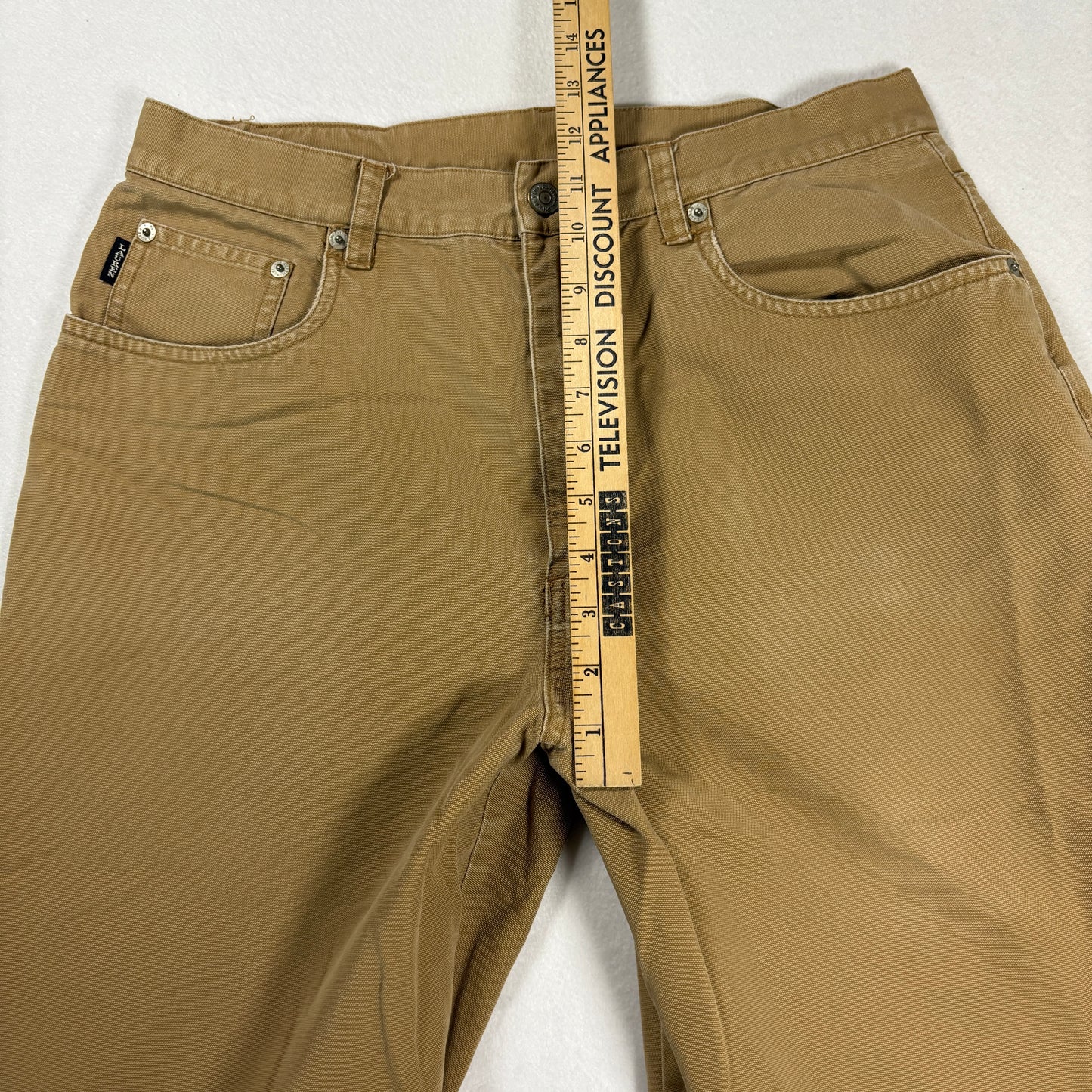 Lauren Ralph Lauren Womens Pants Sz 14 Khaki Brown Cotton Straight Classic