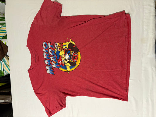 Mario Kart Since ‘92 Graphic T-Shirt Red XL Nintendo Video Game Tee Mens Retro