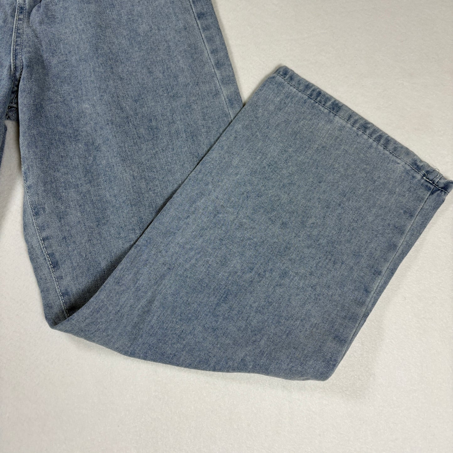 Womens Jeans Sz S Light Wash Denim High Rise Baggy Straight Y2K Vintage