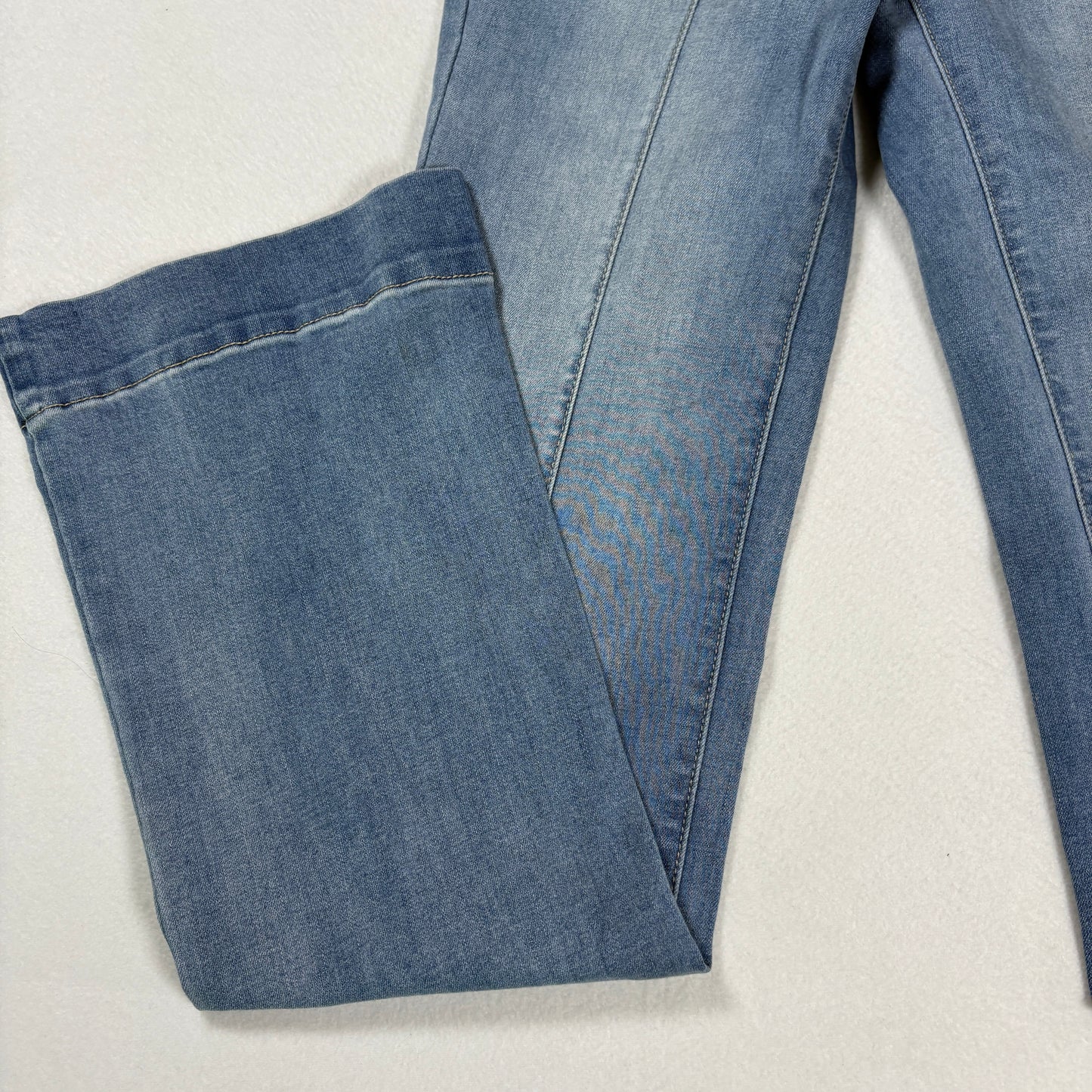 Fashion Nova Womens Jeans Sz 3 Light Wash Denim Bootcut Flare Y2K Vintage