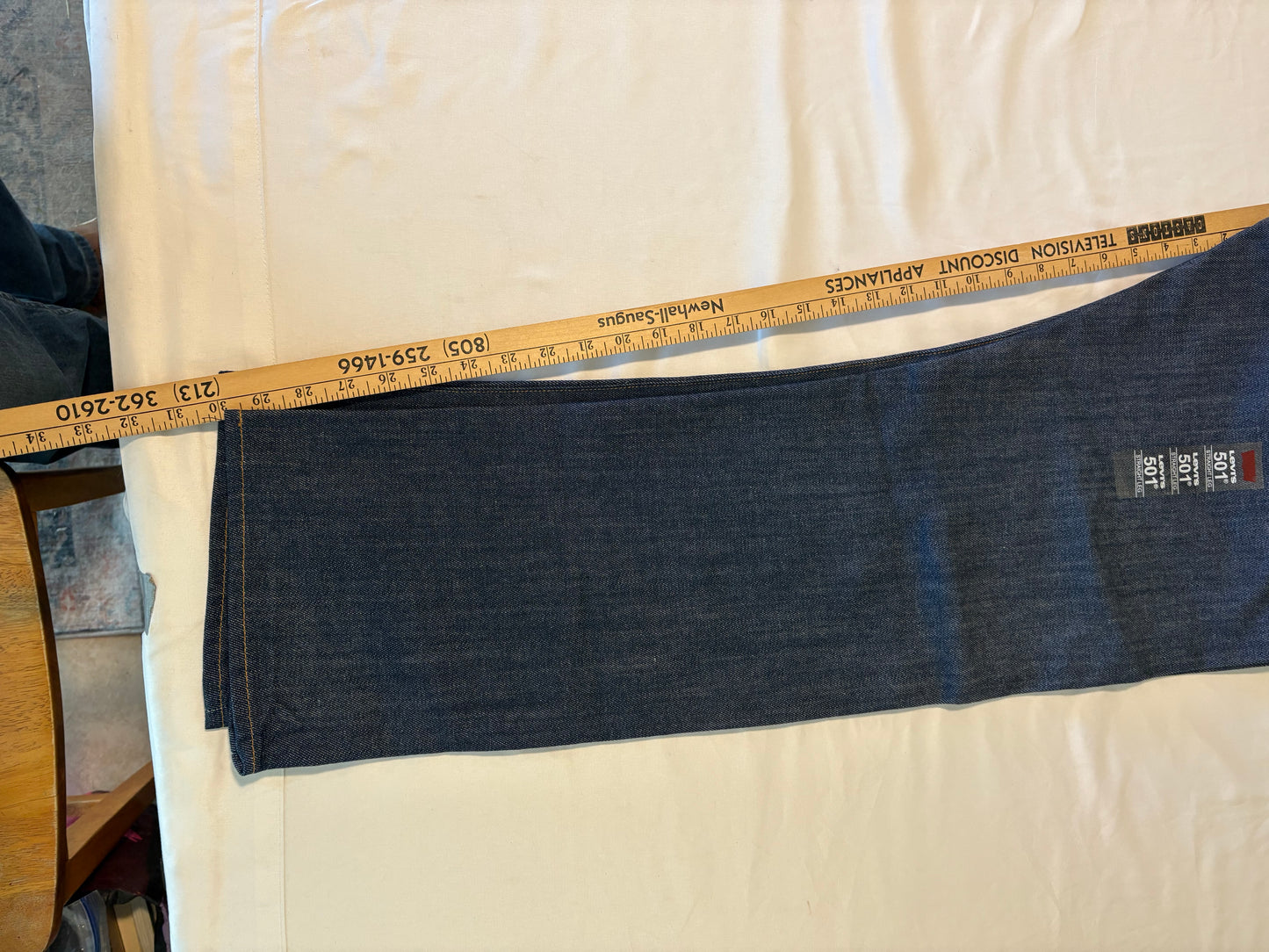 Levi’s 501 Original Fit Jeans Men 36x30 Button Fly Straight Leg Denim Pants NWT