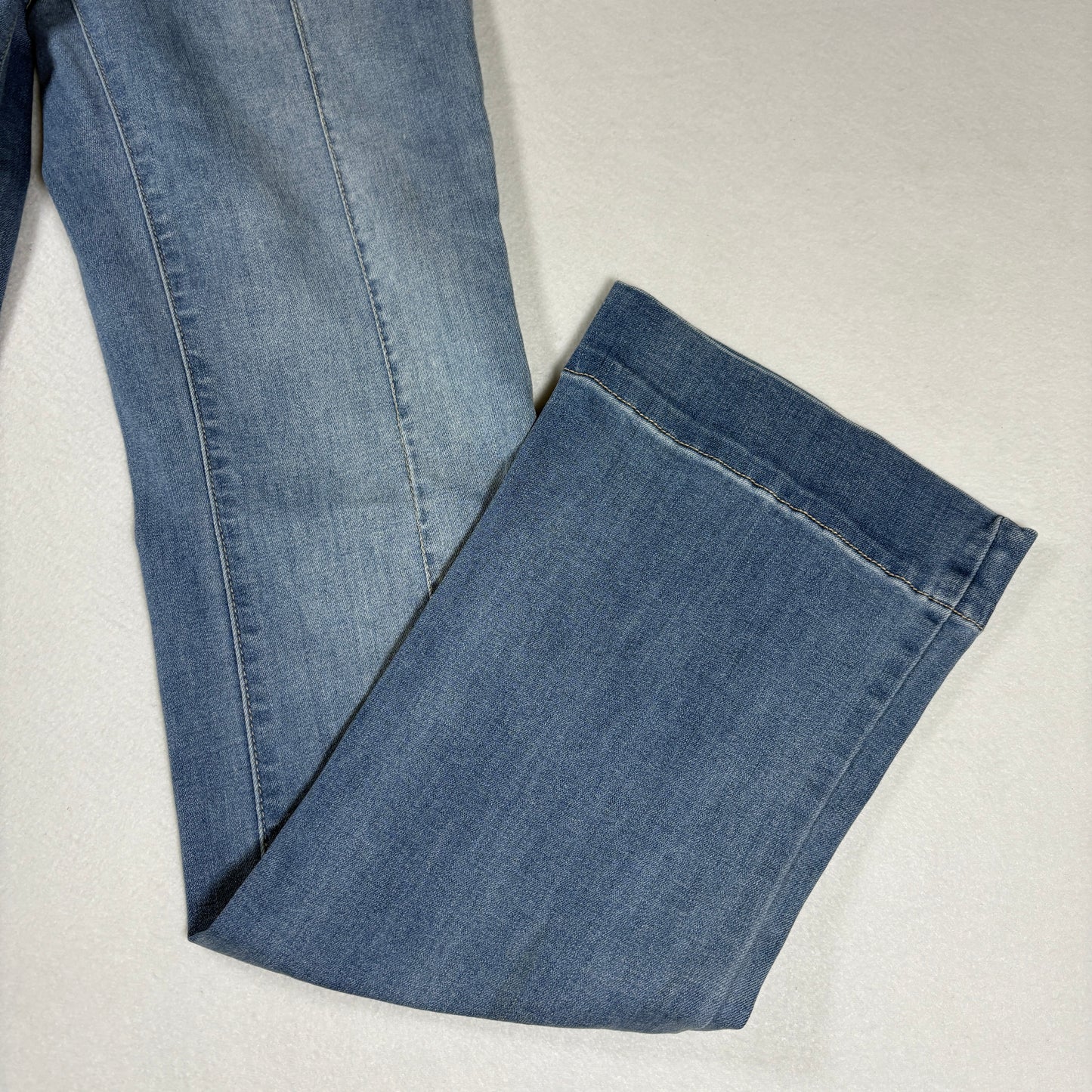 Fashion Nova Womens Jeans Sz 3 Light Wash Denim Bootcut Flare Y2K Vintage