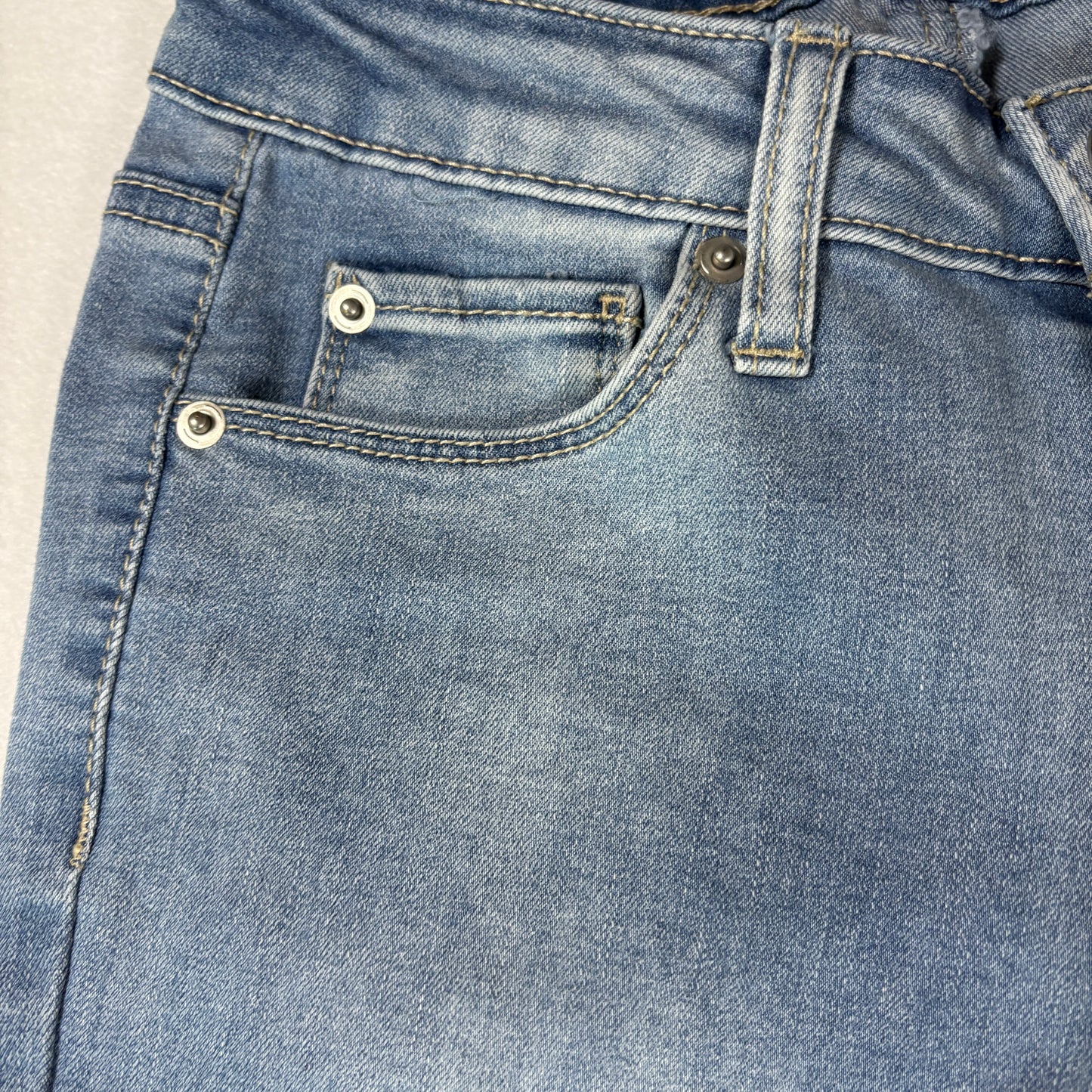 Fashion Nova Womens Jeans Sz 3 Light Wash Denim Bootcut Flare Y2K Vintage