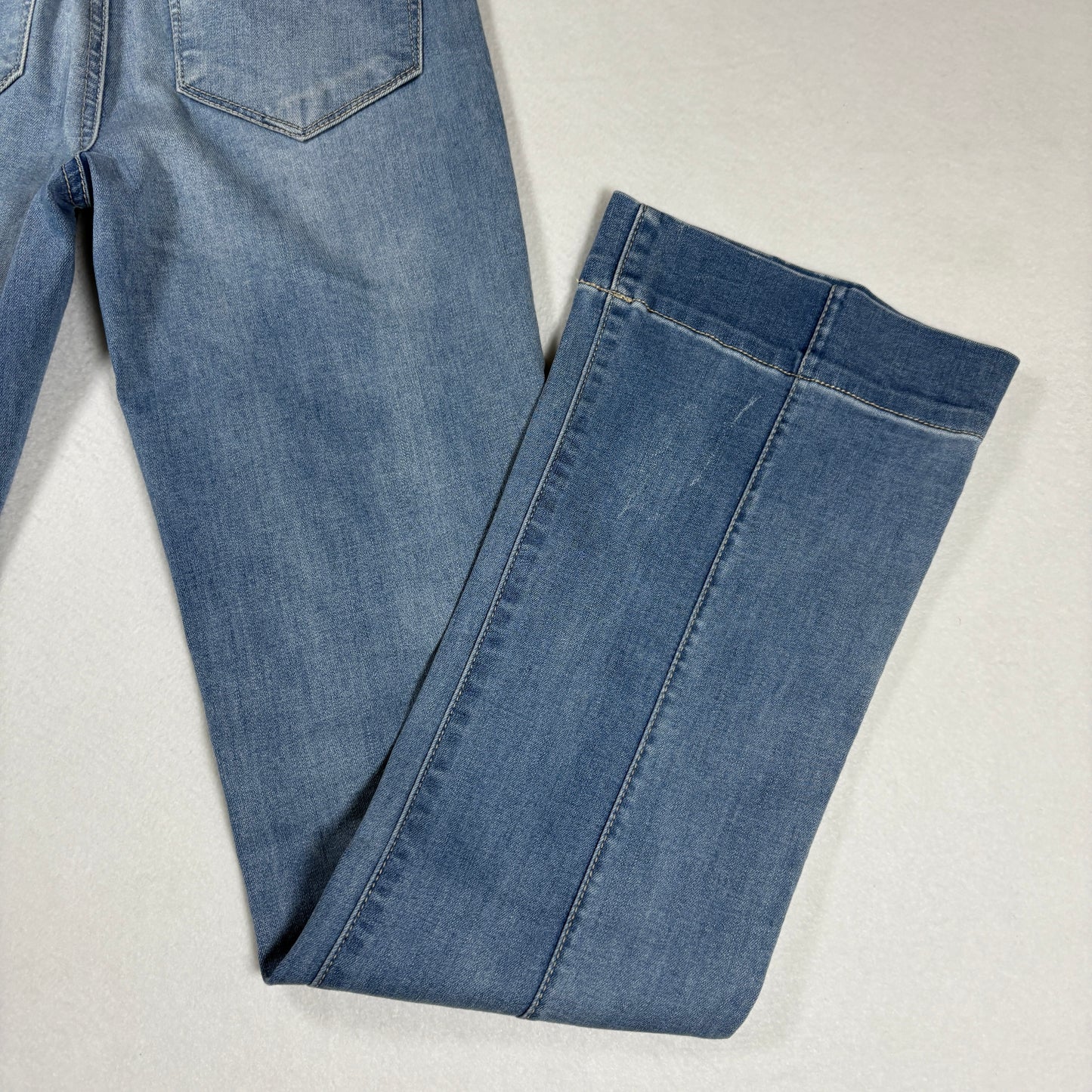 Fashion Nova Womens Jeans Sz 3 Light Wash Denim Bootcut Flare Y2K Vintage