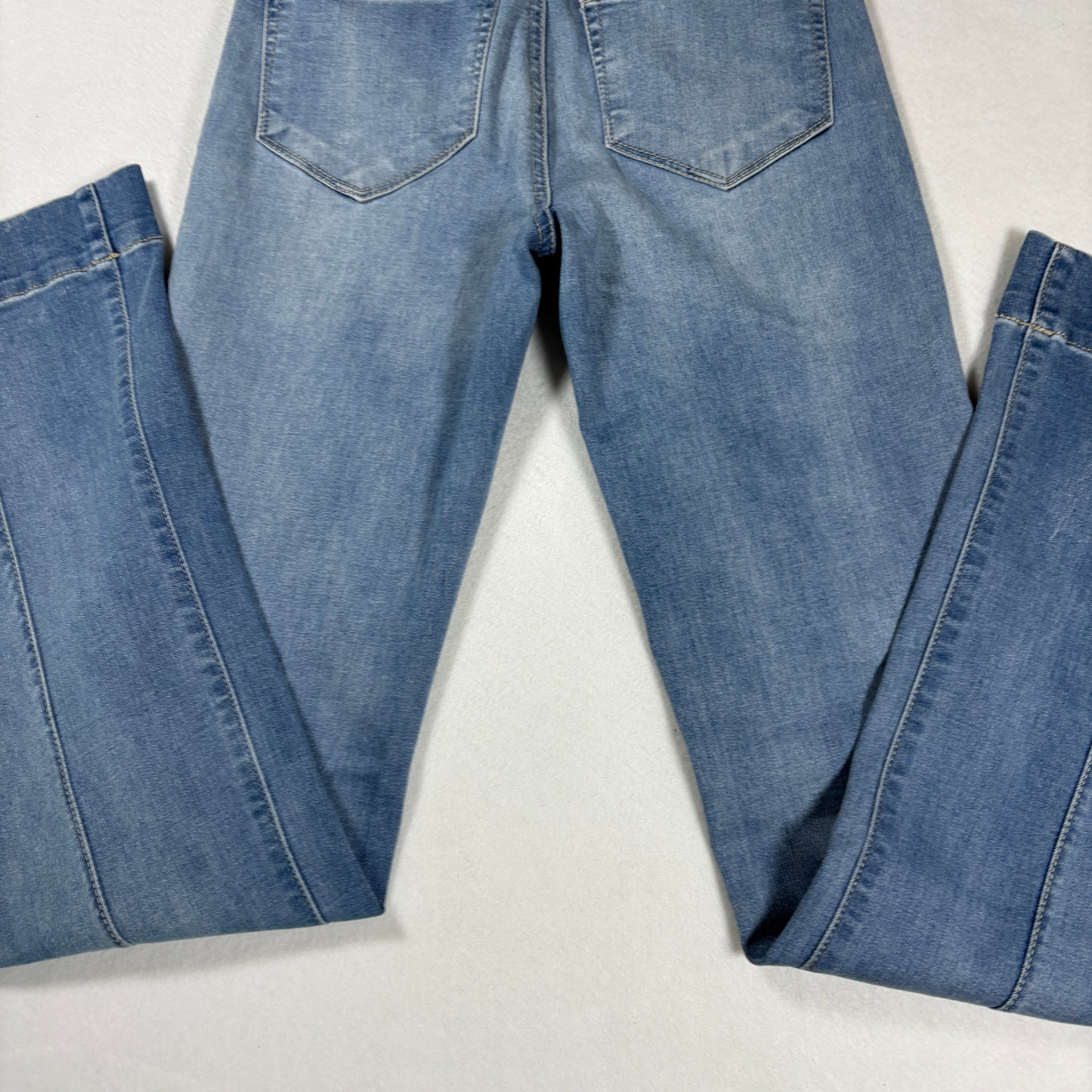Fashion Nova Womens Jeans Sz 3 Light Wash Denim Bootcut Flare Y2K Vintage