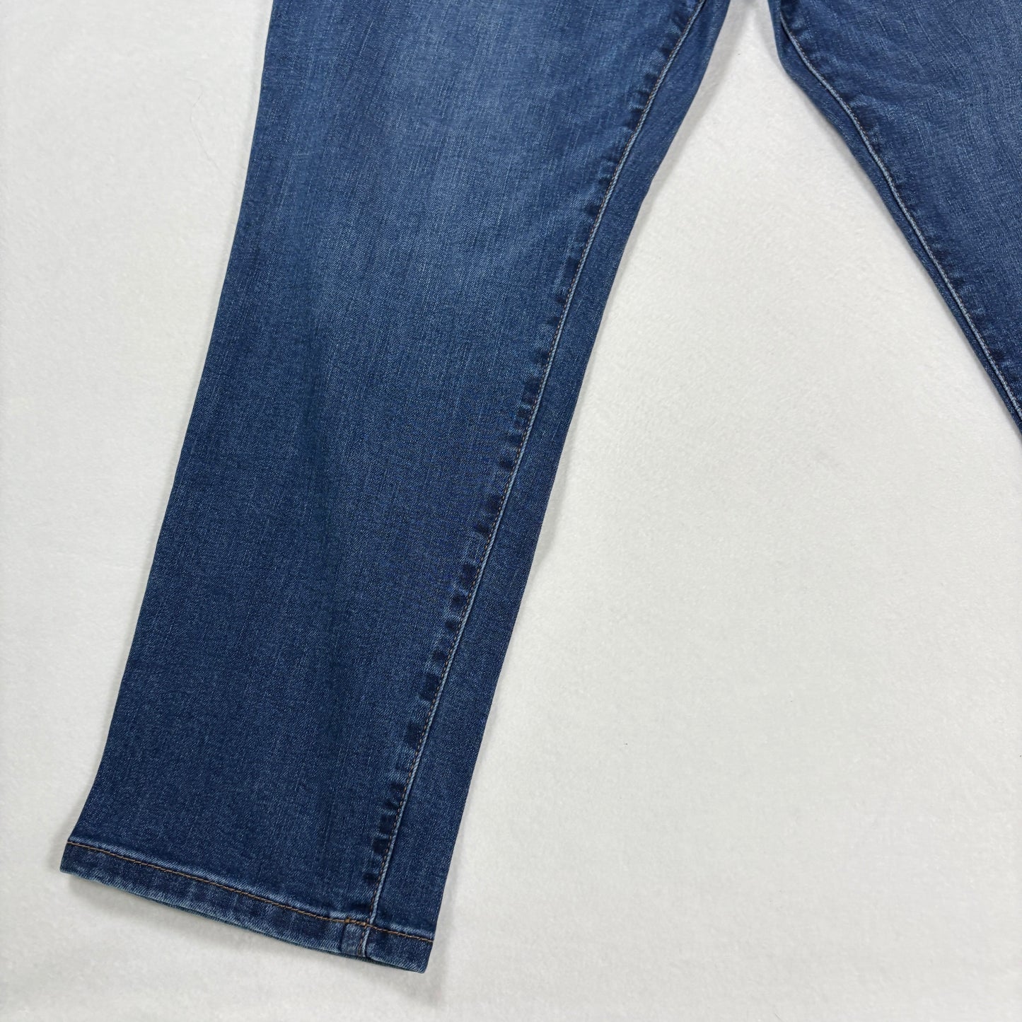 John St Womens Jeans Sz 12 Girlfriend Fit Blue Denim High Rise Straight Casual