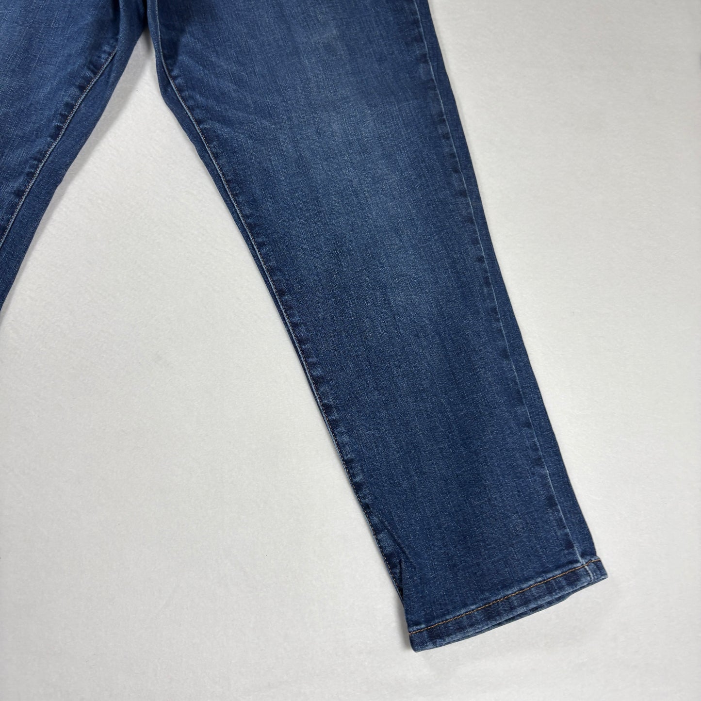 John St Womens Jeans Sz 12 Girlfriend Fit Blue Denim High Rise Straight Casual