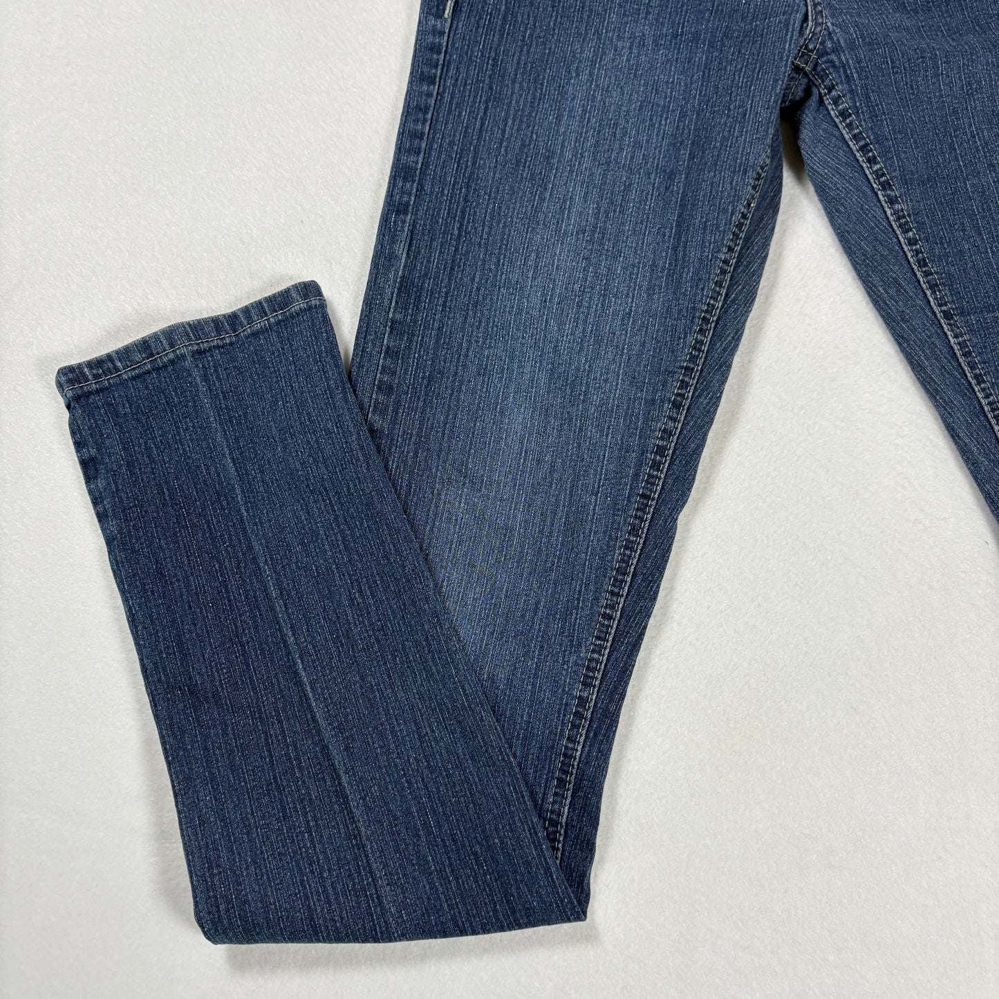 Aviva Womens Jeans Size 5 Blue Denim Y2K Bootcut Vintage 90s Embroidered Pockets