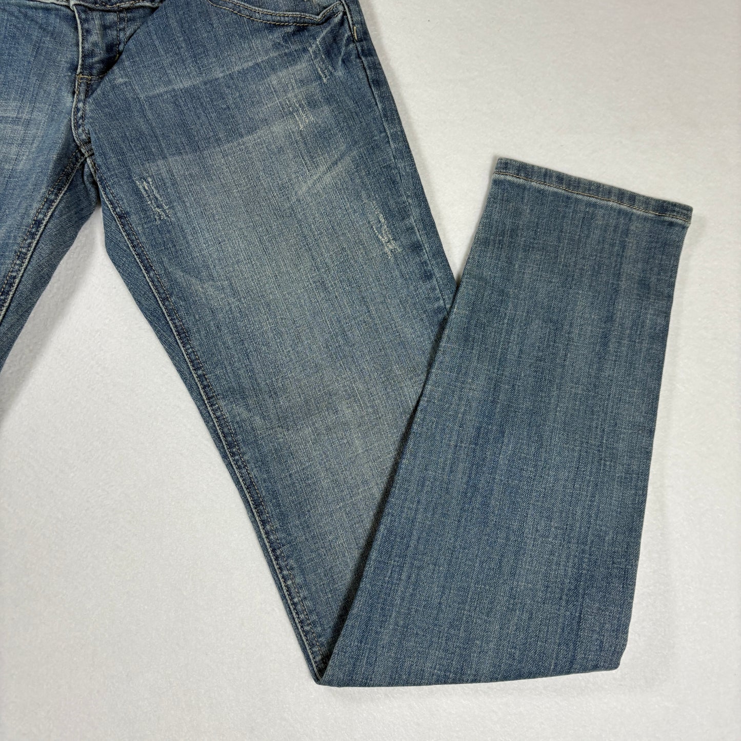 Silver Diva Womens Jeans Size 7 Blue Denim Y2K Vintage Bootcut 90s Low Rise Bling