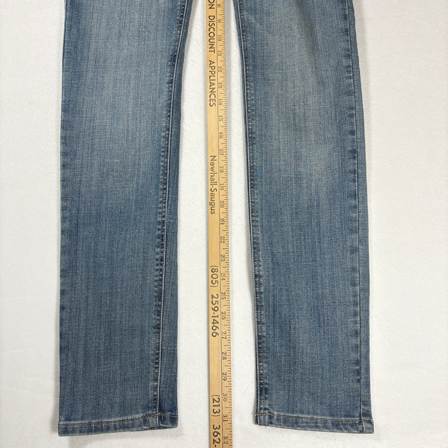 Silver Diva Womens Jeans Size 7 Blue Denim Y2K Vintage Bootcut 90s Low Rise Bling