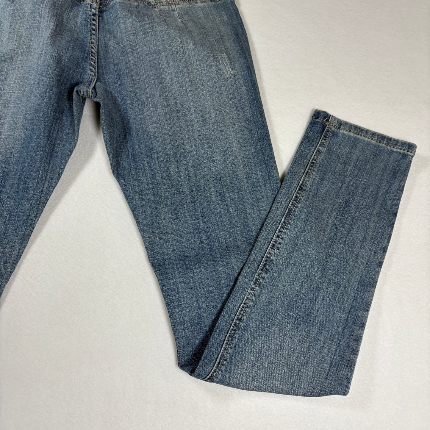 Silver Diva Womens Jeans Size 7 Blue Denim Y2K Vintage Bootcut 90s Low Rise Bling