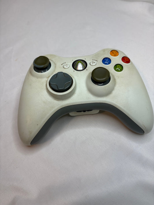 Microsoft Xbox 360 Wireless Controller White Tested Working - Fast Response