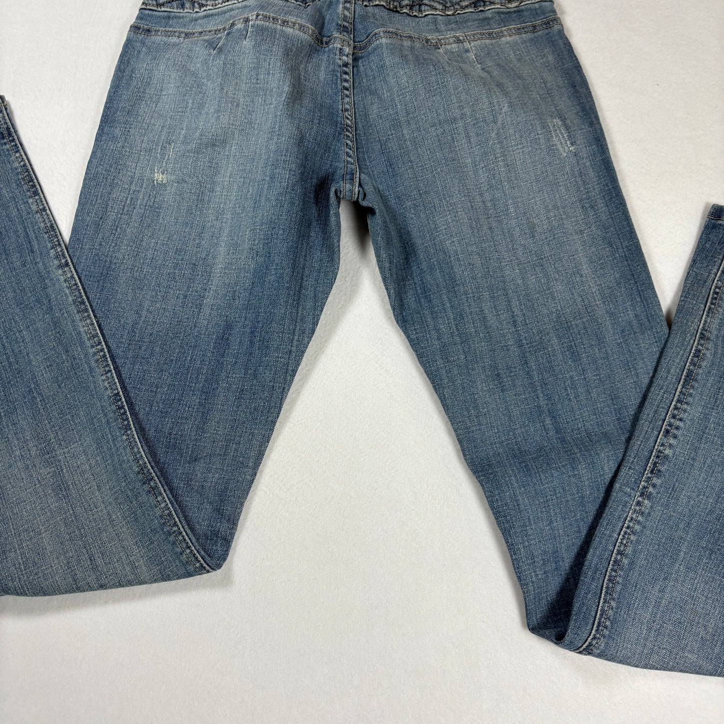 Silver Diva Womens Jeans Size 7 Blue Denim Y2K Vintage Bootcut 90s Low Rise Bling
