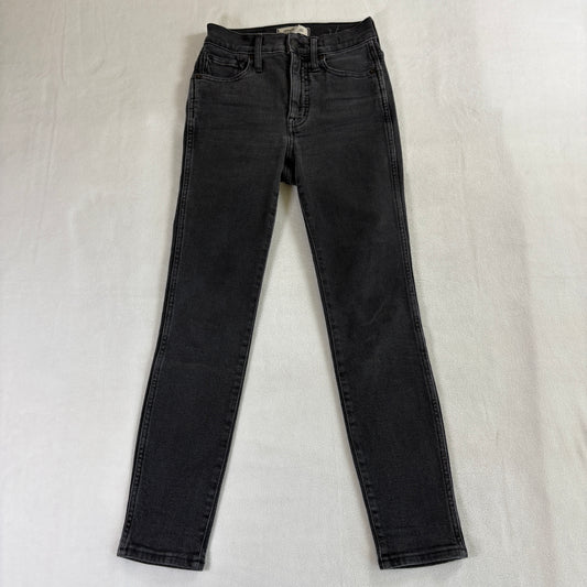 Madewell 10” High Rise Skinny Jeans 24P Gray Wash Petite Stretch