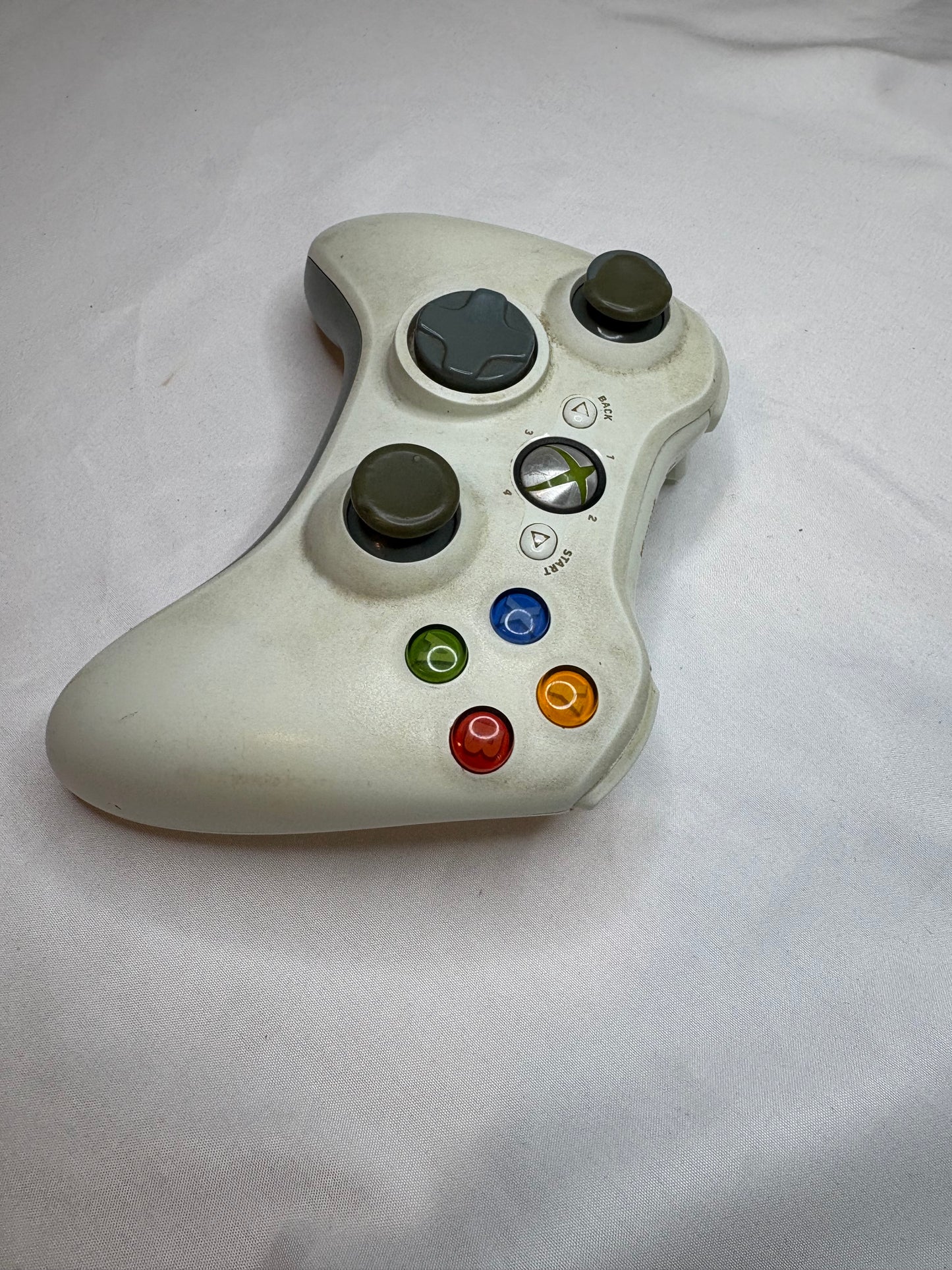 Microsoft Xbox 360 Wireless Controller White Tested Working - Fast Response