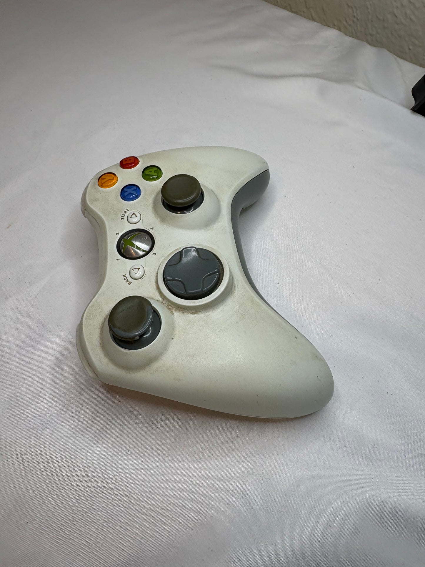 Microsoft Xbox 360 Wireless Controller White Tested Working - Fast Response