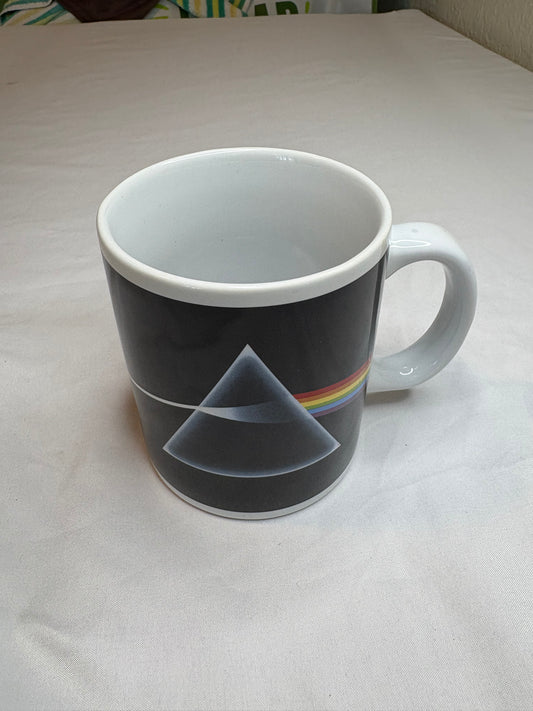 Pink Floyd Dark Side of the Moon Coffee Mug Vandor 2010 Licensed Ceramic Cup