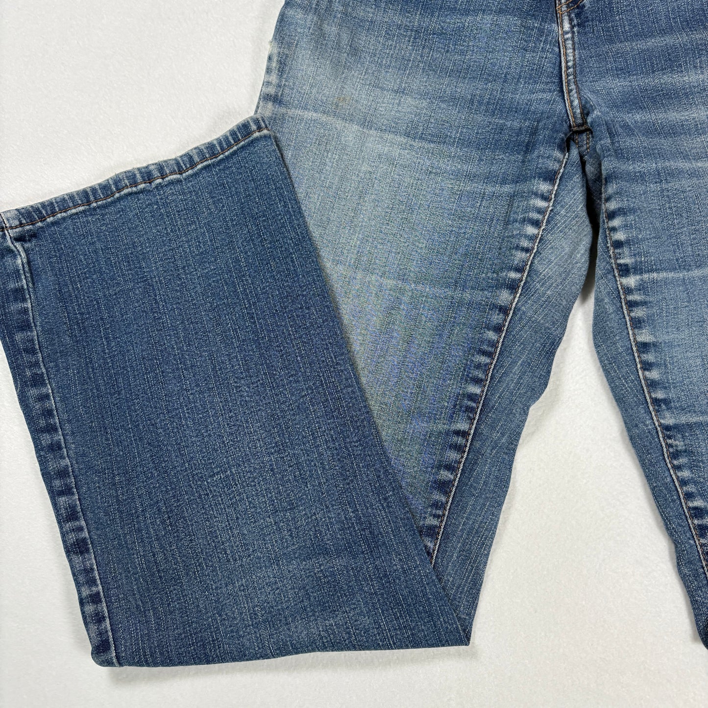 Levis Womens 512 Jeans Size 6S Blue Bootcut Stretch Denim High Rise Y2K Vintage