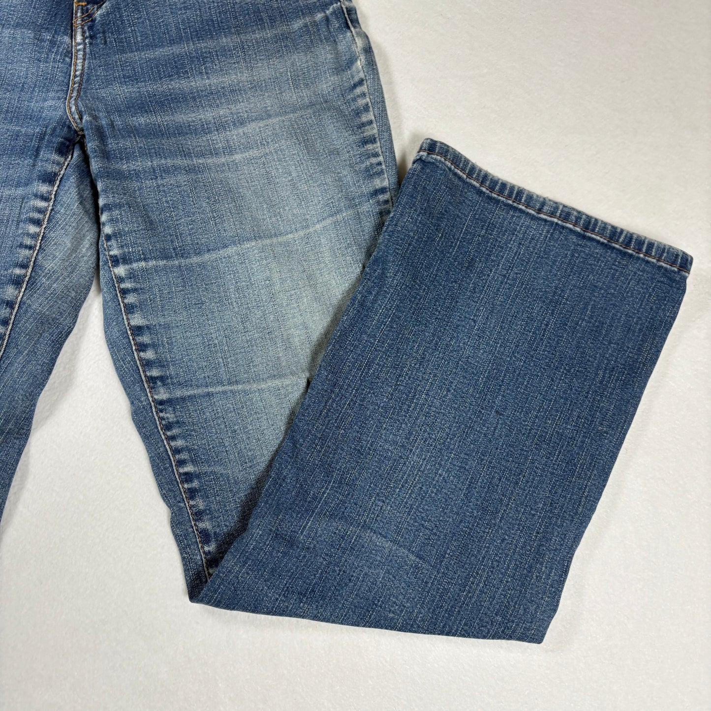 Levis Womens 512 Jeans Size 6S Blue Bootcut Stretch Denim High Rise Y2K Vintage
