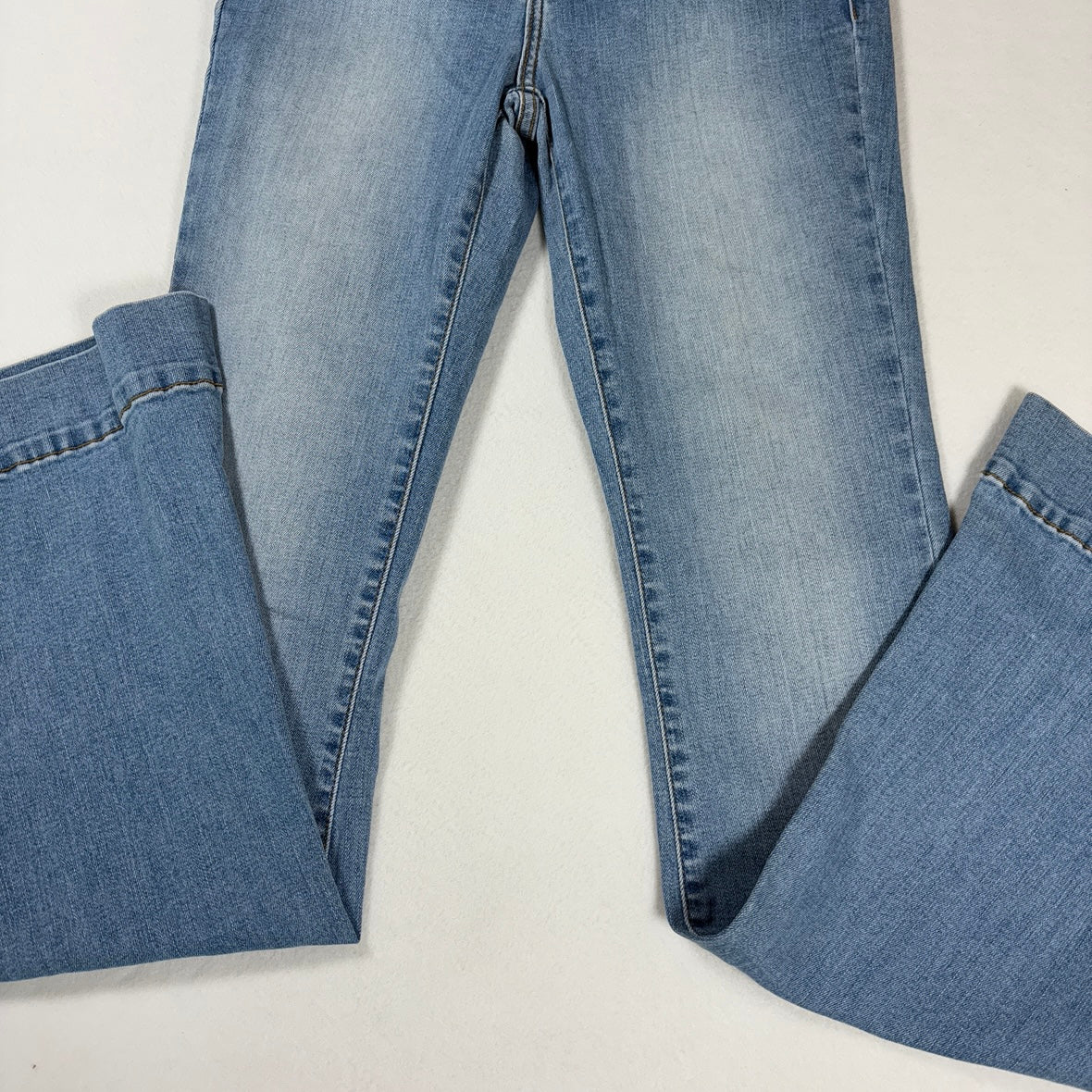 Fashion Nova Womens Jeans Size 3 Light Wash High Rise Flare Bootcut NWT Y2K