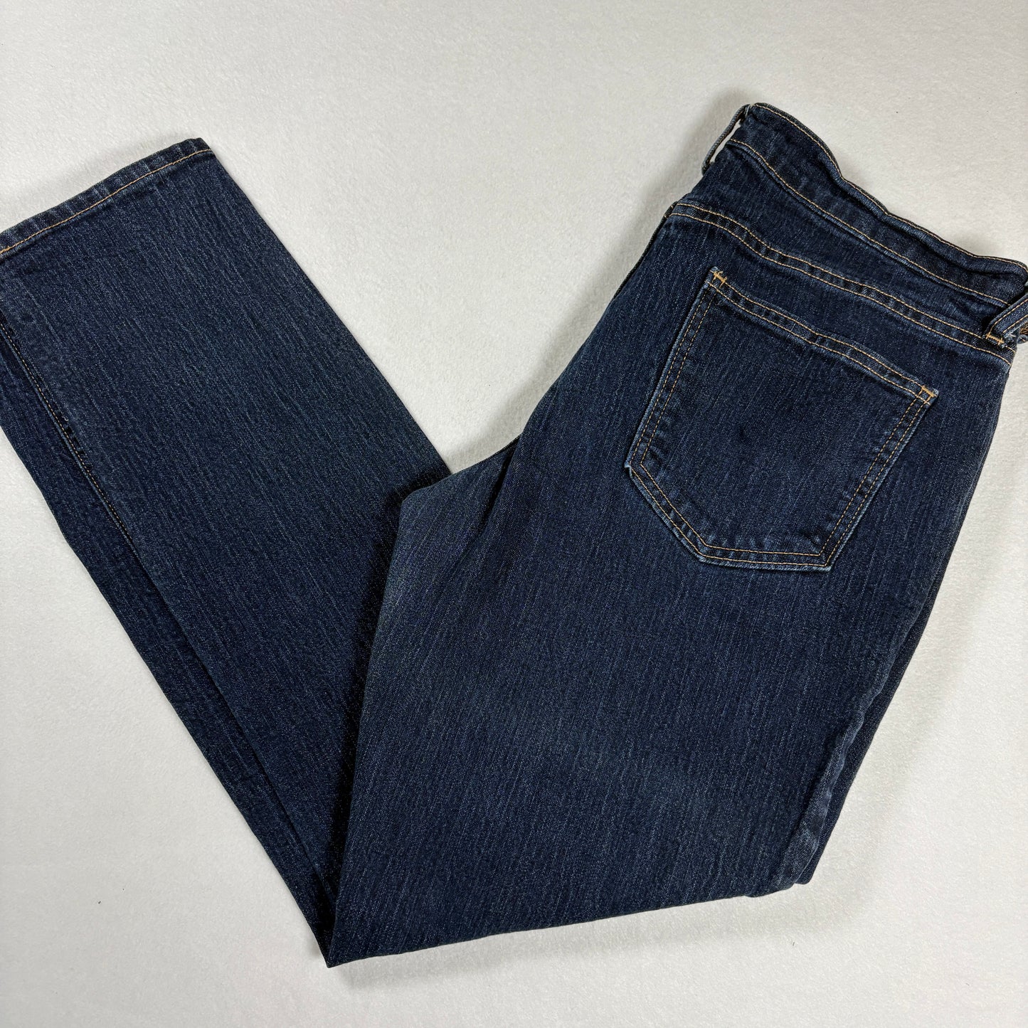 Old Navy Womens Jeans Size 12 Dark Wash Straight Leg Stretch Denim Classic Fit