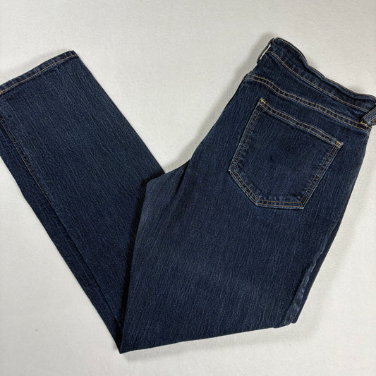 Old Navy Womens Jeans Size 12 Dark Wash Straight Leg Stretch Denim Classic Fit
