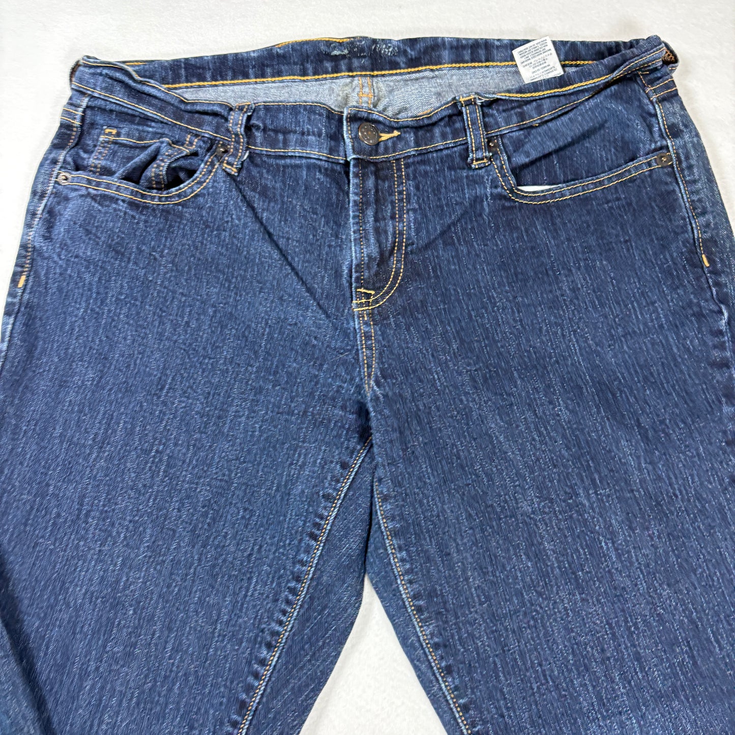 Old Navy Womens Jeans Size 12 Dark Wash Straight Leg Stretch Denim Classic Fit