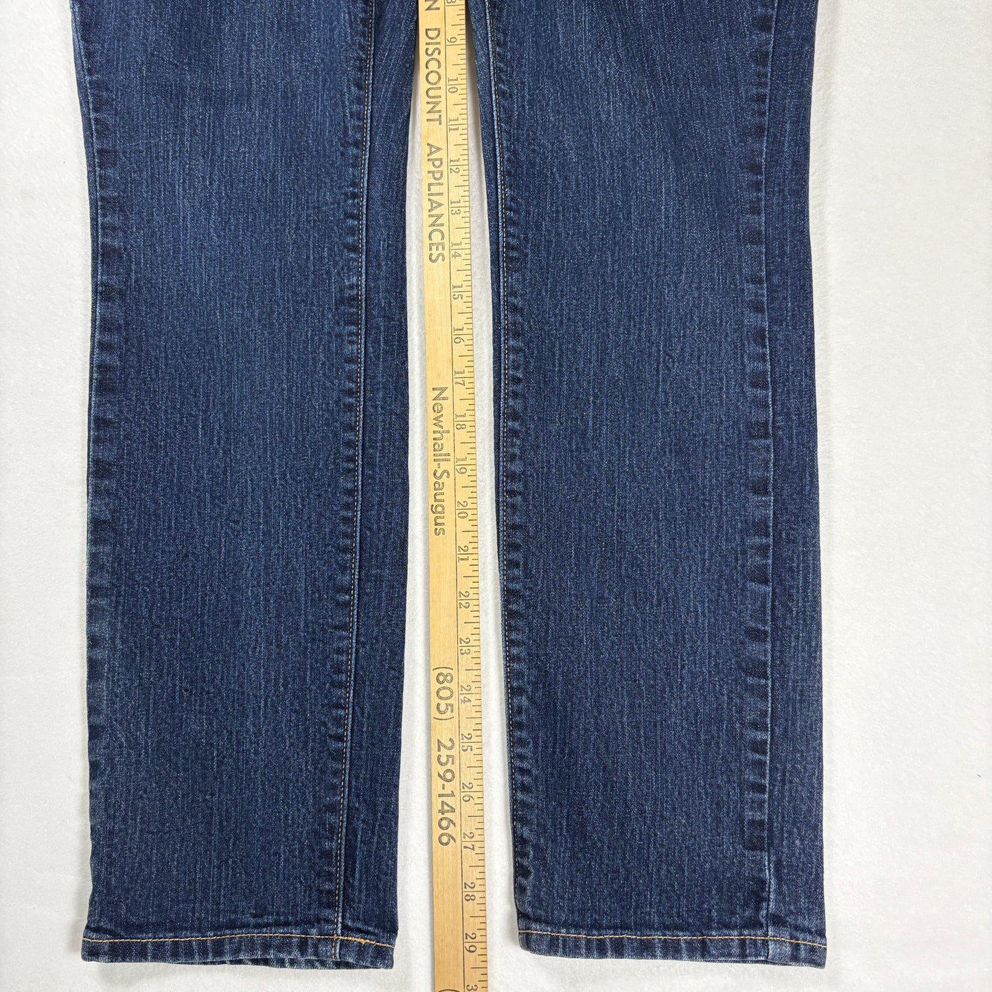 Old Navy Womens Jeans Size 12 Dark Wash Straight Leg Stretch Denim Classic Fit