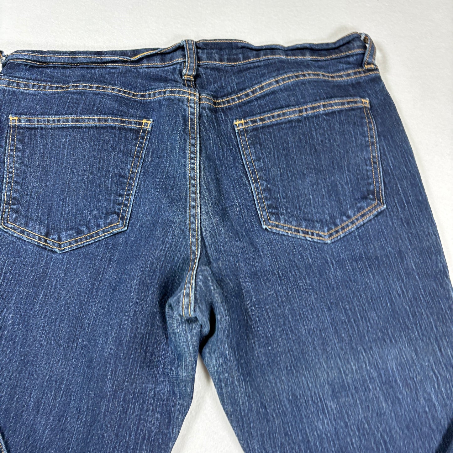 Old Navy Womens Jeans Size 12 Dark Wash Straight Leg Stretch Denim Classic Fit