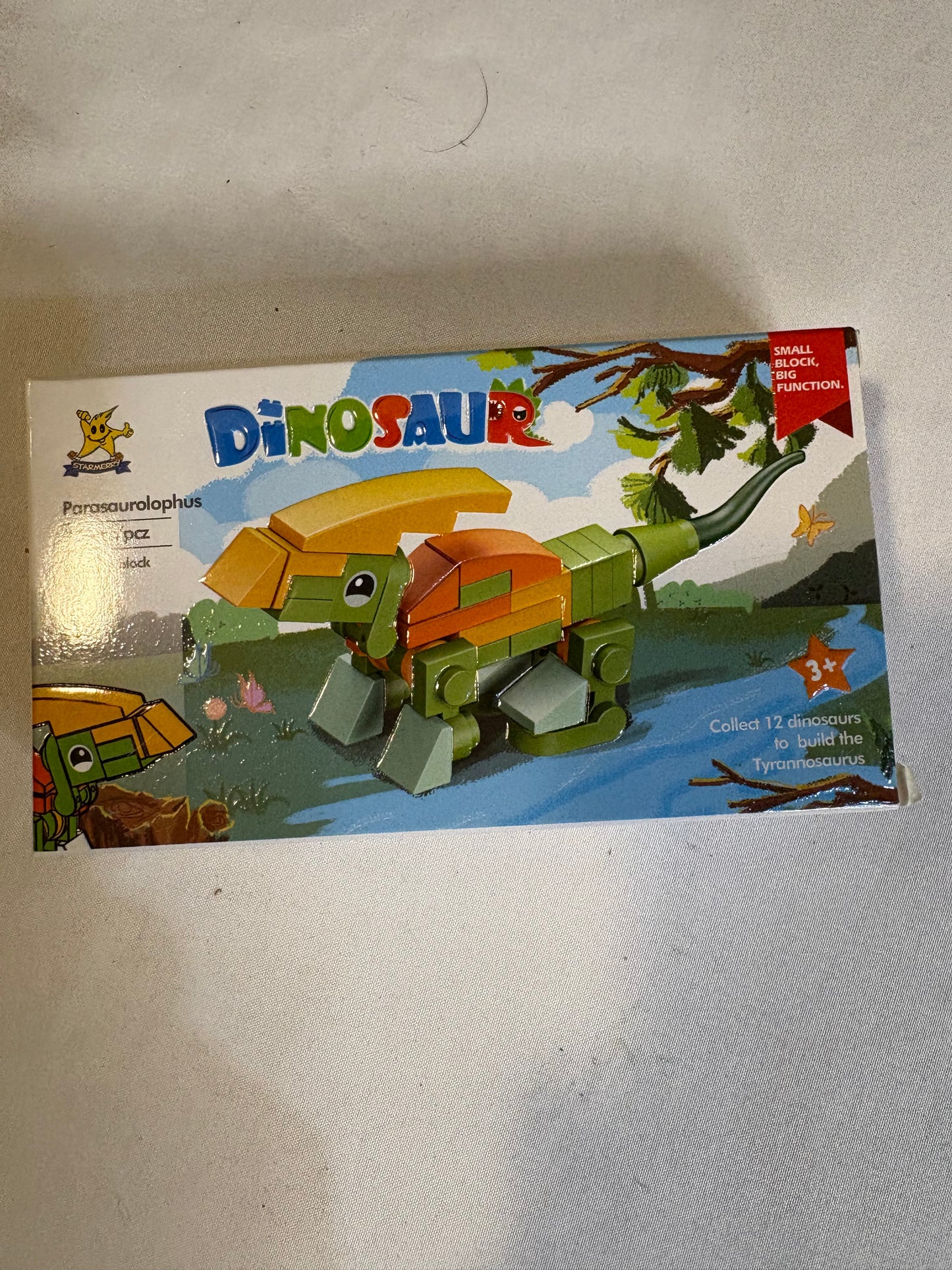 Lot of 3 Dinosaur Puzzles Prehistoric T-Rex Triceratops Kids Educational Fun