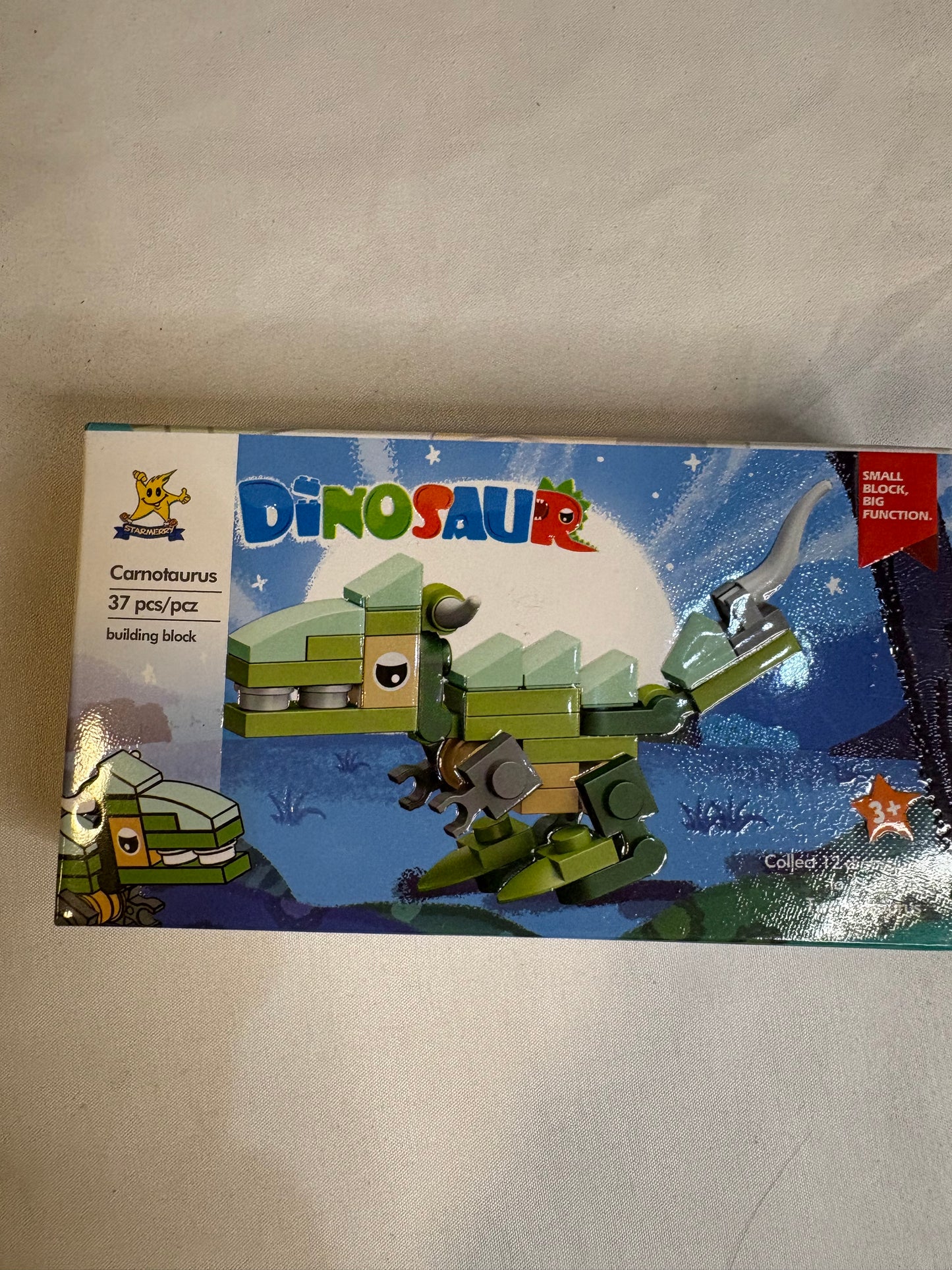 Lot of 3 Dinosaur Puzzles Prehistoric T-Rex Triceratops Kids Educational Fun