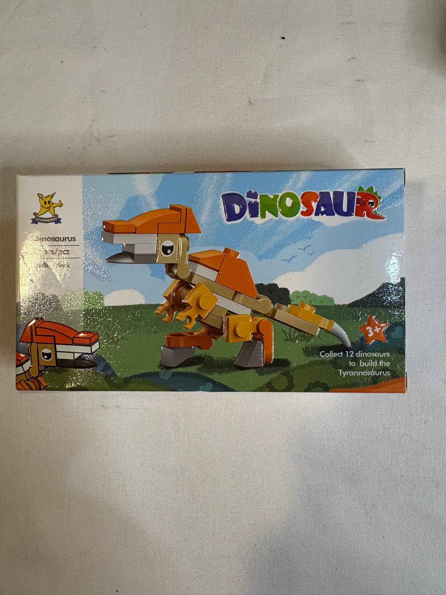 Lot of 3 Dinosaur Puzzles Prehistoric T-Rex Triceratops Kids Educational Fun