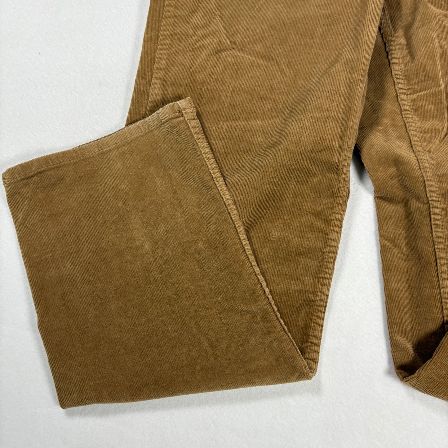 Charter Club Womens Pants Size 12 Brown Corduroy Straight Leg Stretch Classic