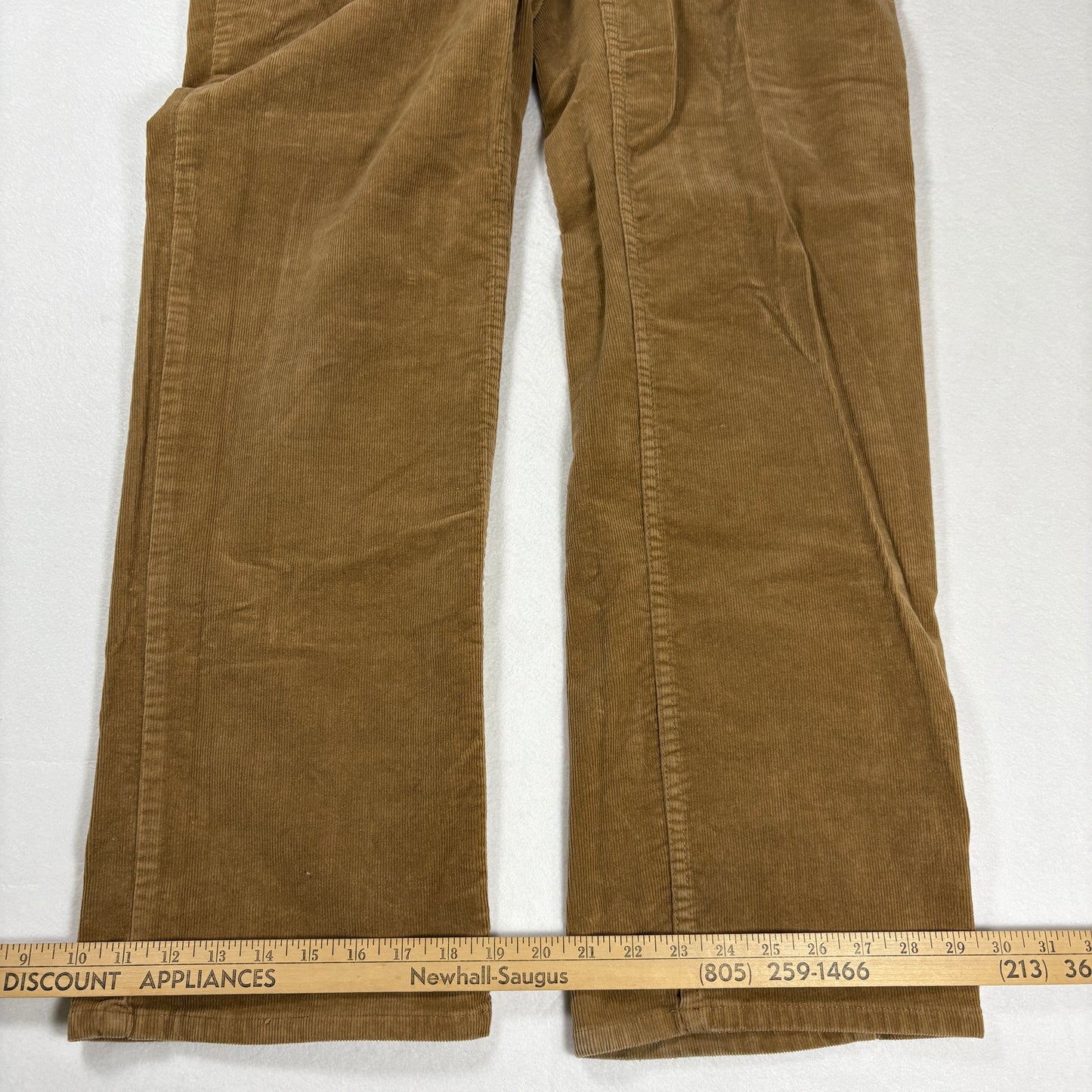 Charter Club Womens Pants Size 12 Brown Corduroy Straight Leg Stretch Classic