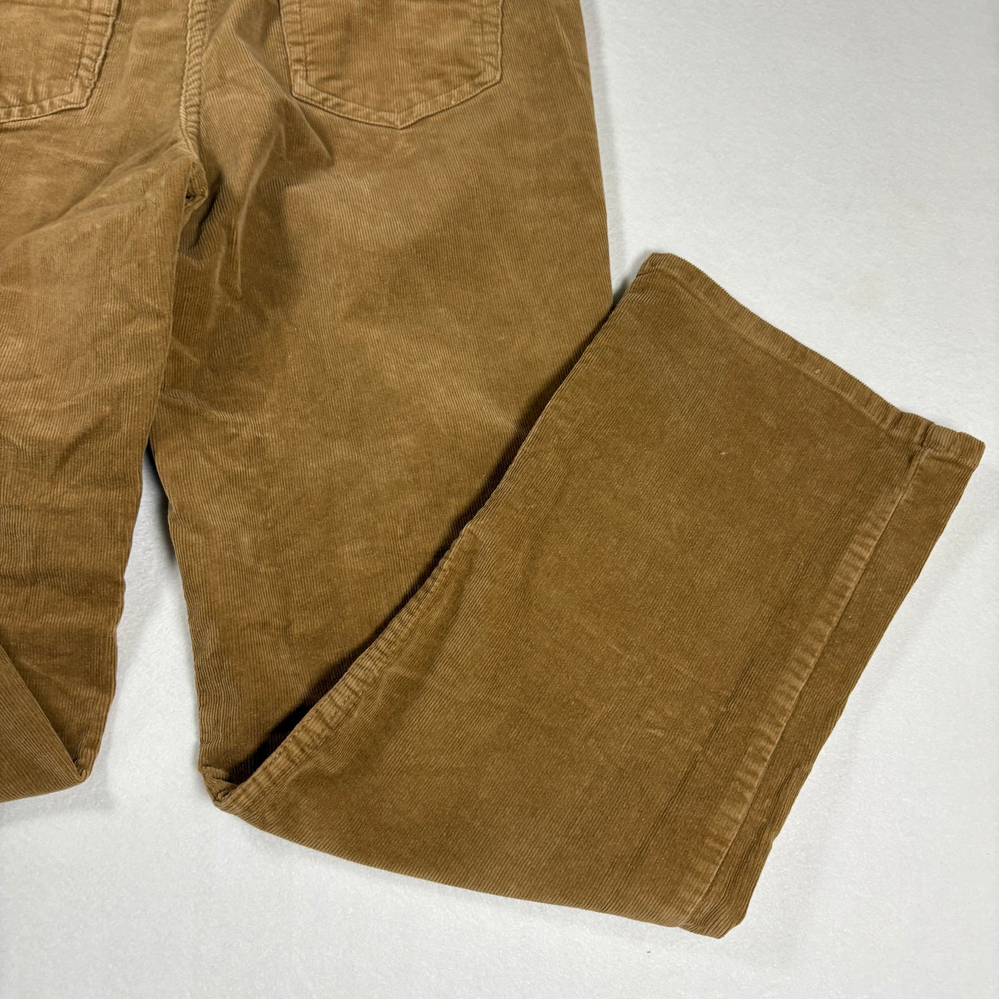 Charter Club Womens Pants Size 12 Brown Corduroy Straight Leg Stretch Classic