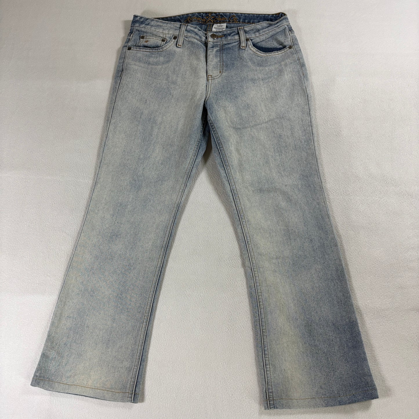 Bootcut Y2K Light Wash Jeans Arizona Jean Co Tag 9 Short Fits Like 30X26 Stretch