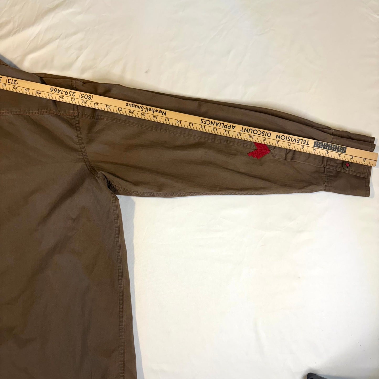 No Boundaries Men’s Brown Button Front Shirt XL 46/48 Cotton Casual Workwear