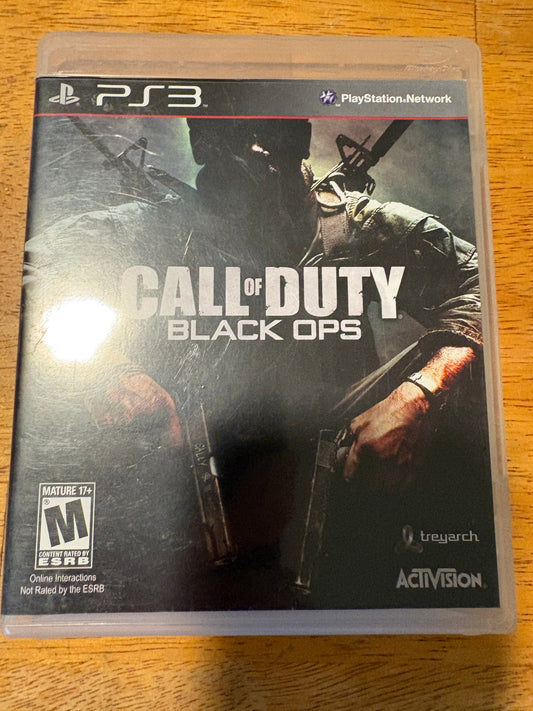 Call Of Duty Black Ops PS3 Game Activision FPS Shooter Complete Tested! Clean OK
