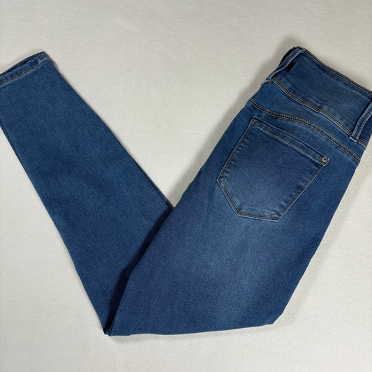 Curve Appeal Womens Jeans Size 8/29 High Rise Skinny Blue Denim Stretch Y2K