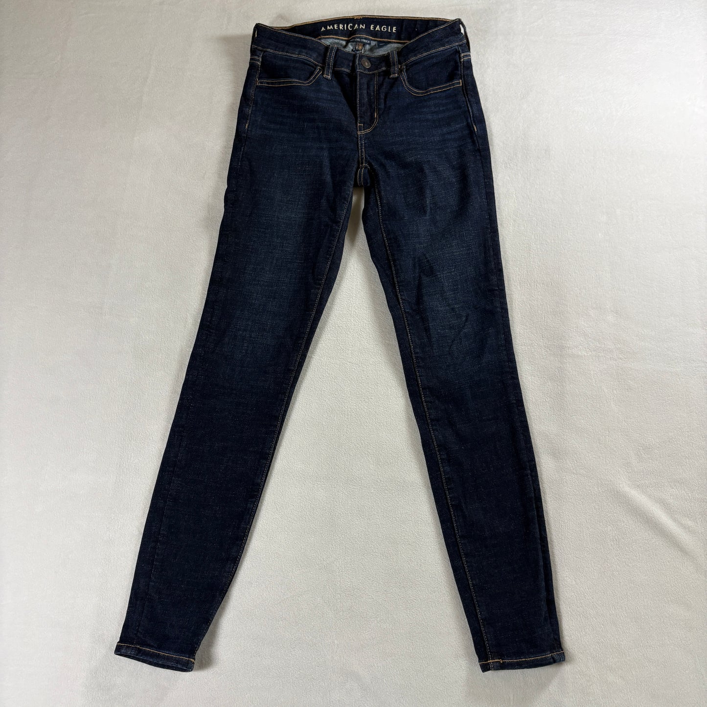 American Eagle Jegging Jeans Womens 0 Regular Dark Wash Next Level Stretch